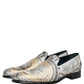 Dolce & Gabbana Multicolor Roman Slip On Dress Loafers Shoes