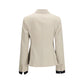 Max Mara Beige Wool Oves Aries Blazer
