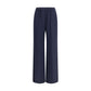 Max Mara Blue Wool Oves Aries Casual Pants