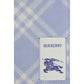 Burberry Blue Wool Oves Aries Scarf