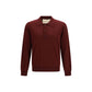 Valentino Bordeaux Wool Oves Aries Polo Shirt