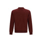Valentino Bordeaux Wool Oves Aries Polo Shirt