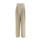 Saint Laurent Beige Wool Oves Aries Dress Pants