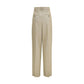 Saint Laurent Beige Wool Oves Aries Dress Pants