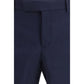 Fendi Blue Wool Oves Aries Dress Pants
