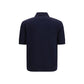 Balmain Blue Wool Oves Aries Polo Shirt