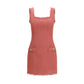 Balmain Multicolor Wool Oves Aries Casual Dress