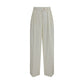 Calvin Klein White Wool Oves Aries Casual Pants
