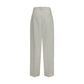 Calvin Klein White Wool Oves Aries Casual Pants