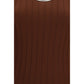 Brunello Cucinelli Bordeaux Wool Oves Aries Sleeveles T-Shirt