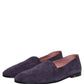 Dolce & Gabbana Violet Velvet Slip On Men Flats Loafers Shoes