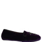 Dolce & Gabbana Violet Suede Embellished Dress Loafers Shoes