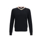 Burberry Black Wool Oves Aries Sweatshirt