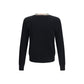 Burberry Black Wool Oves Aries Sweatshirt
