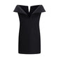 Balenciaga Black Wool Oves Aries Cocktail Dress