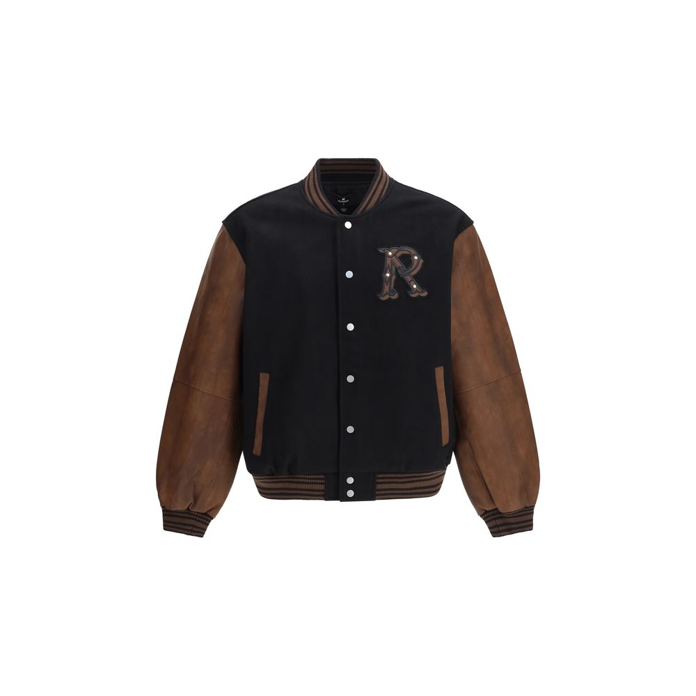 Represent Black Wool Oves Aries Bomber