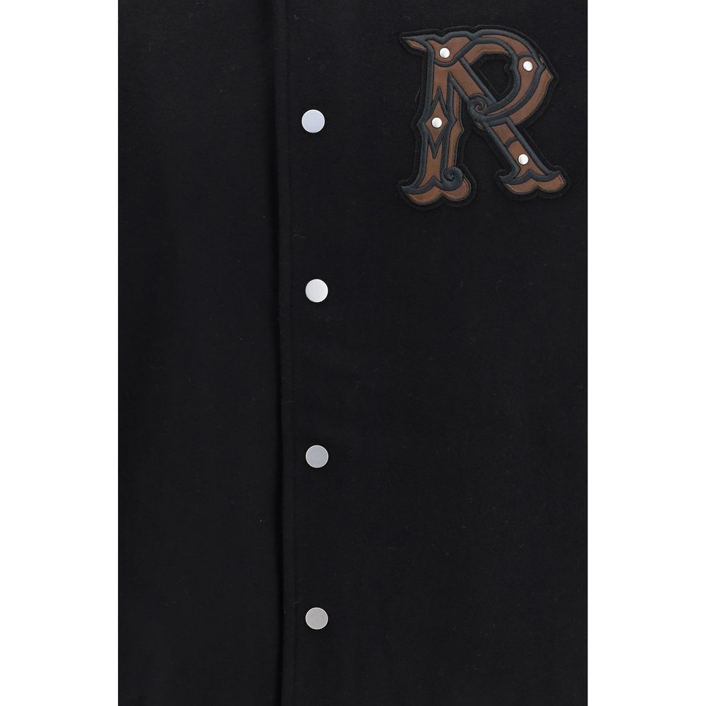 Represent Black Wool Oves Aries Bomber