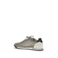Brunello Cucinelli Gray Calf Leather Bos Taurus Sneakers