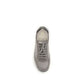 Brunello Cucinelli Gray Calf Leather Bos Taurus Sneakers