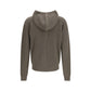 Rick Owens Gray Wool Oves Aries Hoodie
