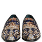 Dolce & Gabbana Multicolor Embroidered Sequin Loafers Shoes