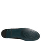 Dolce & Gabbana Silver Jacquard Leather Slip On Loafers Shoes