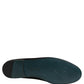 Dolce & Gabbana Black Satin Logo Slip On Flats Loafers Shoes