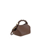 Ganni Brown Calf Leather Bos Taurus Handbag