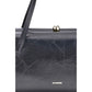 Jil Sander Black Calf Leather Bos Taurus Shoulder Bag