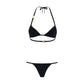 Dolce & Gabbana Black Nylon Bikini