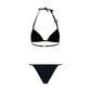 Dolce & Gabbana Black Nylon Bikini