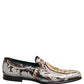 Dolce & Gabbana Multicolor Embroidered Sequin Loafers Shoes