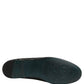 Dolce & Gabbana Black Velvet Diamond Stitched Loafers Shoes