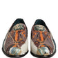 Dolce & Gabbana Multicolor Embroidered Sequin Loafers Shoes