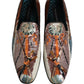Dolce & Gabbana Multicolor Embroidered Sequin Loafers Shoes