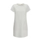 Brunello Cucinelli White Viscose Casual Dress