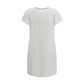 Brunello Cucinelli White Viscose Casual Dress