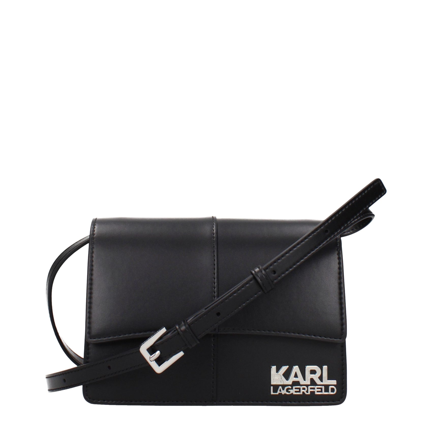 Karl Lagerfeld Black Polyethylene Crossbody Bag
