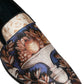 Dolce & Gabbana Multicolor Fruit Print Velvet Loafers Shoes