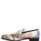 Dolce & Gabbana Multicolor Sequin Embroidered Loafers Shoes
