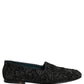 Dolce & Gabbana Black Velvet Embroidered Dress Loafers Shoes