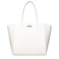 Karl Lagerfeld White Polyethylene Shoulder Bag