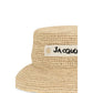 Jacquemus Beige Raffia Bucket Hat
