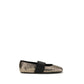 Givenchy Gold Calf Leather Bos Taurus Ballet Flats