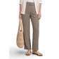 Street One Beige Viscose Casual Pants