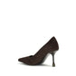 Jimmy Choo Brown Leather High Heel Pumps