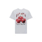 Ganni White Cotton T-Shirt