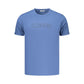 Coveri Moving Blue Cotton Men's T-Shirt