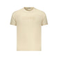 Coveri Moving Beige Cotton Mens T-Shirt