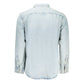 Calvin Klein Azzurro Cotton Mens Shirt